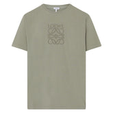 Anagram-logo Embroidered Cotton-blend T-shirt